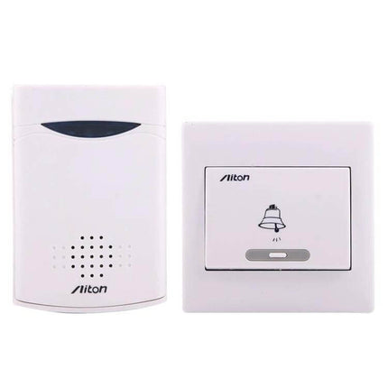 Aiton Wireless Music Doorbell with Multiple Ringtones for Home - white wireless doorbell kit with 38 polyphonic tones and 150m range