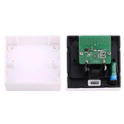 Aiton Wireless Music Doorbell with Multiple Ringtones for Home - open back showing PCB, battery compartment and mounting box