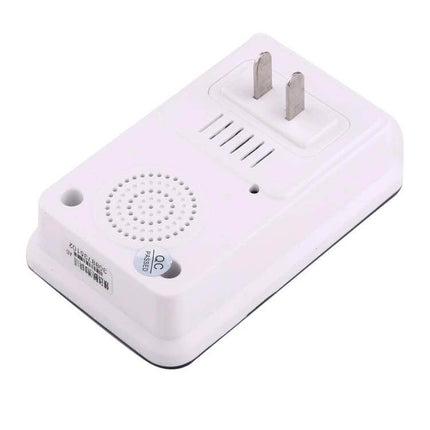 AITENG Battery-Free Wireless Doorbell for Everyday Use white plug-in chime unit with speaker and prongs