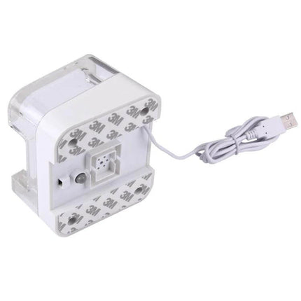 Anti-Theft Alarm Display Stand for Tablets and Devices white retail security stand with USB cable and adhesive pads