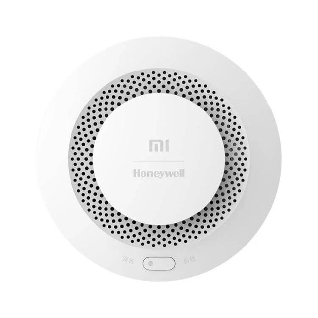 Xiaomi Honeywell Battery-Operated Smoke Detector for Home Safety white ceiling-mounted smoke and CO alarm, battery-powered, easy-install