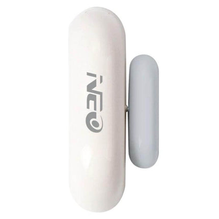 NEO Wireless WiFi Real-Time LED Door and Window Sensor white wireless magnetic sensor for home security with LED indicator