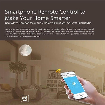 NEO Wireless WiFi PIR Motion Sensor for Smart Home Security - smartphone remote control showing app notifications for motion detection