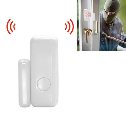 Wireless Door and Window Sensor with Emergency Button for Security alerting when a door opens and emergency button signals for help