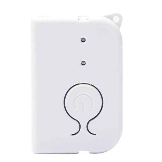 Hospital Infusion Reminder Alarm Sensor for Patient Monitoring compact white bedside IV infusion alarm with LED indicators and power button