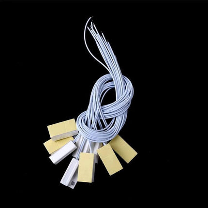 Embedded Door Magnetic Sensor Switch Pack for Home Security - compact wired door/window magnetic contact sensors with adhesive pads