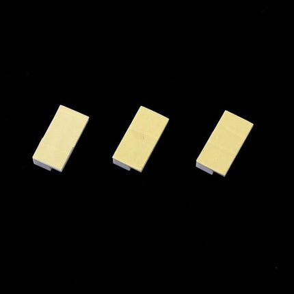 Embedded Door Magnetic Sensor Switch Pack for Home Security - three compact rectangular magnetic sensor blocks on black background