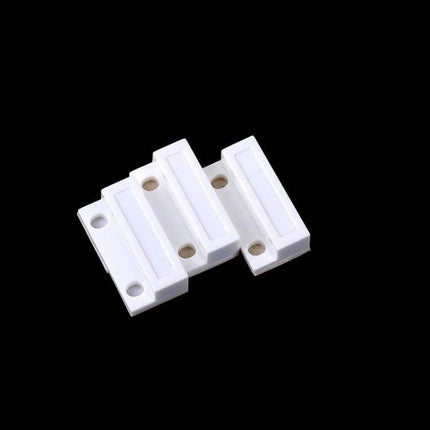 Embedded Door Magnetic Sensor Switch Pack for Home Security - compact white magnetic contact sensors for door and window monitoring