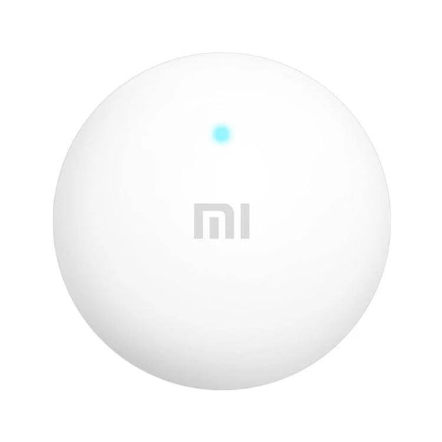 Xiaomi Smart Wireless Water Leak Detector for Home Safety compact white sensor with blue LED for under-sink and basement leak detection