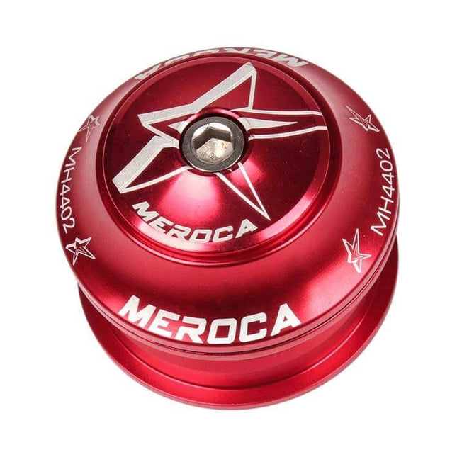 MEROCA Bearing Bowl 44mm Built-In Straight-Tube For Everyday Home Use - red anodized 7050 aluminum CNC bearing housing