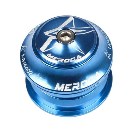 MEROCA Bearing Bowl 44mm Built-In Straight-Tube For Everyday Home Use - blue anodized 7050 aluminum CNC headset bearing housing