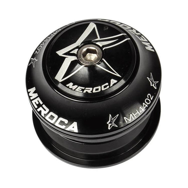 MEROCA Bearing Bowl 44mm Built-In Straight-Tube For Everyday Home Use - black anodized CNC 7050 aluminum headset bearing housing