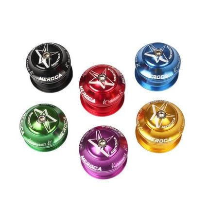 MEROCA Bearing Bowl 44mm Built-In Straight-Tube For Everyday Home Use - anodized 7050 aluminum alloy CNC forged headset caps in multiple colors