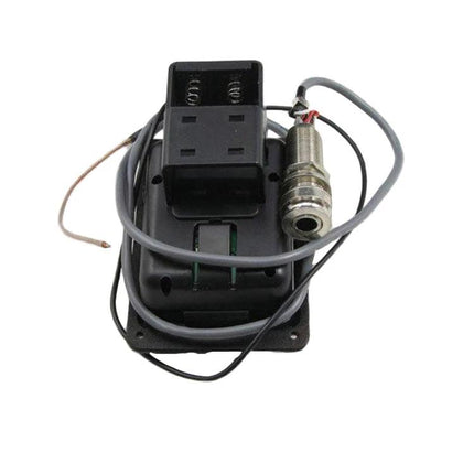 Alt Tag: JOYO Acoustic Guitar Pickup for Everyday Music Sessions attached pickup with EQ controls and output jack for practice and casual performance