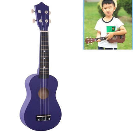Ukulele for Children's Everyday Music Practice at Home - Purple Wooden Kids Ukulele Ideal for At-Home Chord Practice