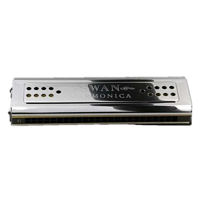 Swan Harmonica for Relaxing Evenings and Daily Practice - double-sided compact harmonica for home practice and casual relaxation