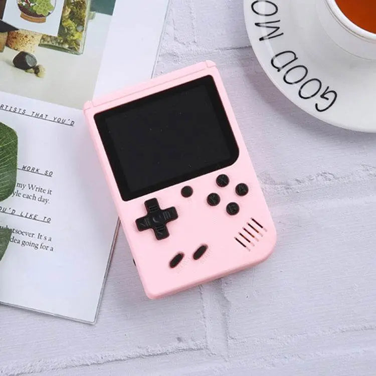 MK500 3.0 Inch Macaron Mini Retro Handheld Game Console 