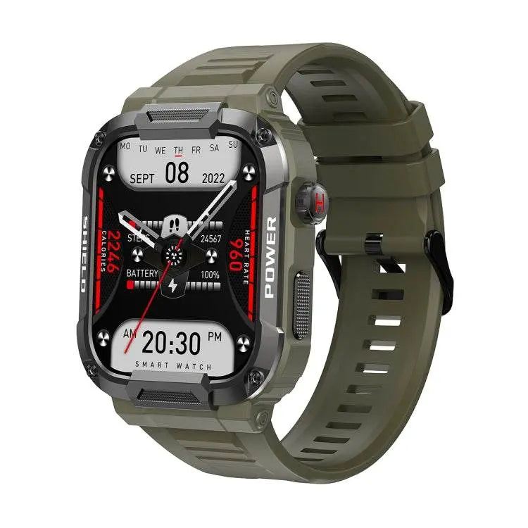 MK66 1.85 Inch Color Screen Smart Watch with Heart Rate Monitoring