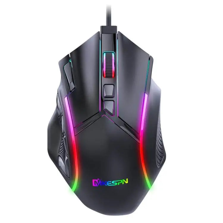 MKESPN X15 Full Speed 12800DPI RGB Wired Mouse x15 Gaming Precision