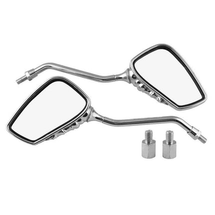 Universal Skeleton Hand Rear View Mirror for Motorcycles chrome ABS plastic bone claw design motorcycle side mirrors