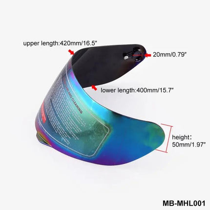Compatible Full Face Visor for AGV Motorcycle Helmets