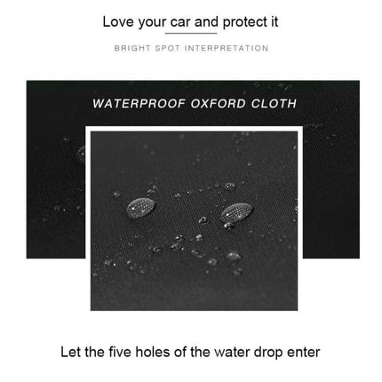 Rainproof Dust-Proof Cover for Motorcycles and Electric Cars, XXL - waterproof Oxford cloth with water beading and front wheel keyhole for secure locking