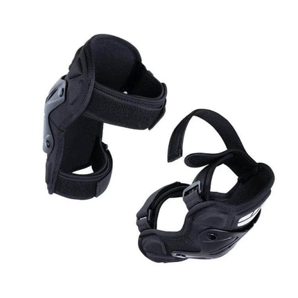 Pro-Biker 2-in-1 Protective Knee Pad for Outdoor Sports Activities – black durable knee and wrist protective pads with straps