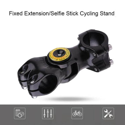 Bicycle and Motorcycle Handlebar Camera Mount Adapter – black aluminum alloy handlebar camera mount for stable cycling and motorcycle footage