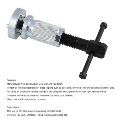 Universal Tool for Brake Caliper Piston Adjustment and Pad Replacement cast iron brake caliper piston press for DIY and mechanics