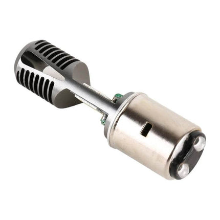 White LED Headlight for Everyday Motorcycle Riding Use - compact white LED motorcycle headlight bulb for commuting and evening rides