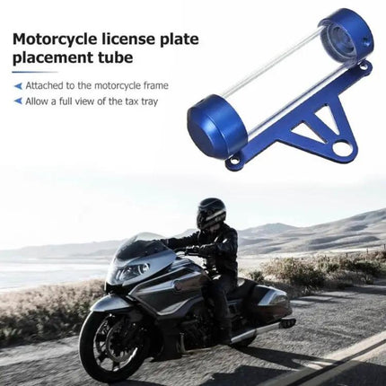 Waterproof Motorcycle License Plate Protection Tube