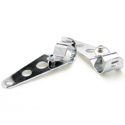 Adjustable Motorcycle Headlight Holder for Motorcycle Sizes - durable metal bracket to secure headlights and reduce vibration