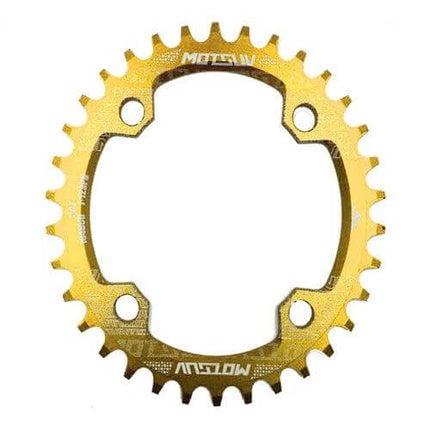 MOTSUV Chainring 32T for MTB Everyday Riding Accessory gold 104BCD 7075-T6 CNC anodized oval or round 32T option