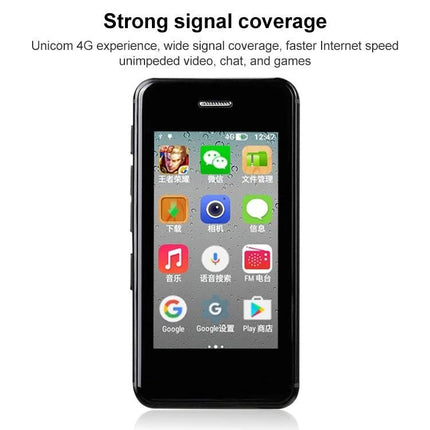 Versatile Android Smartphone for Everyday Communication and Internet Access - compact black phone with app icons and strong signal coverage