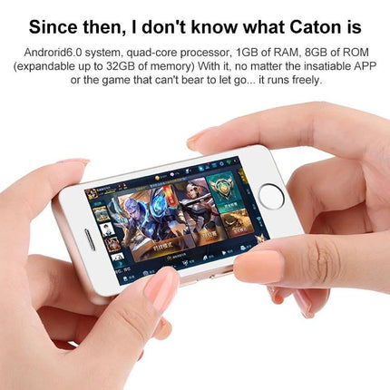 Versatile Android Smartphone for Everyday Communication and Internet Access compact white device held in hands showing gaming and navigation apps