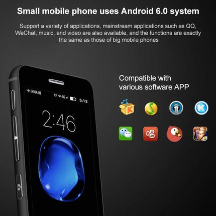 Versatile Android Smartphone for Everyday Communication and Internet Access - compact black Android phone displaying apps and time 2:46