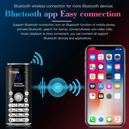 Compact Hands-Free Bluetooth Headphone for Calls and Music