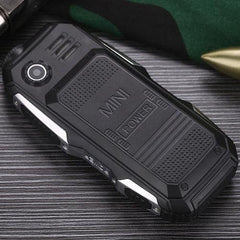 HAIYU H1 Rugged 1.8-Inch Senior Phone - Waterproof, Shockproof, Dustproof, 2800mAh Battery, Dual SIM, LED Flashlight & FM Radio