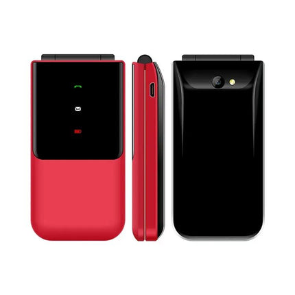 Classic Flip Mobile Phone with Bluetooth and Dual SIM