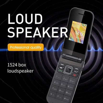 Classic Flip Mobile Phone with Bluetooth and Dual SIM