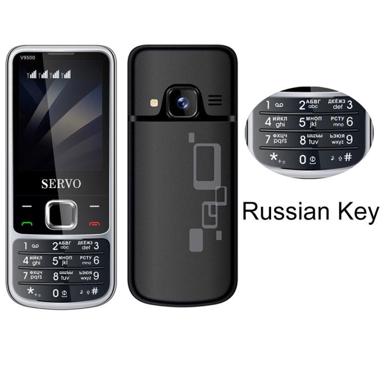 V9500 Quad SIM Mobile Phone with Bluetooth, 2.4" Display, Magic Sound, and Long Battery Life