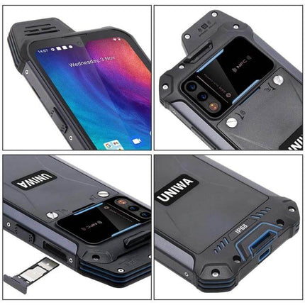 Waterproof Rugged Smartphone for Daily Outdoor Use showing durable rugged design, camera, ports, and IP68 protection