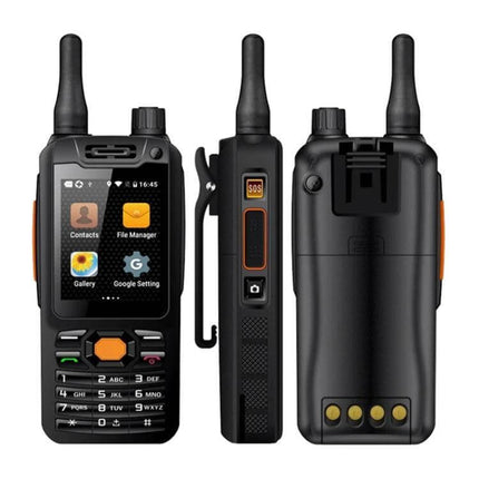 Durable Waterproof Smartphone for Everyday Outdoor Use rugged walkie-talkie style phone with keypad, SOS button and waterproof design