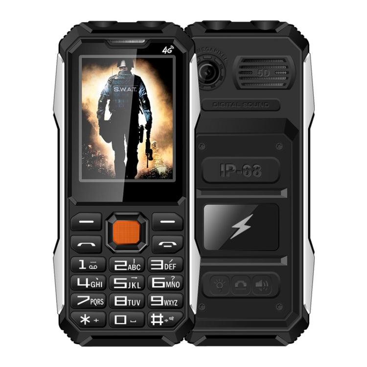 Rugged A6 4G Elder Phone - Waterproof, Shockproof, Dustproof, 6800mAh Battery, 2.4" Display, SOS & FM Features, Dual SIM