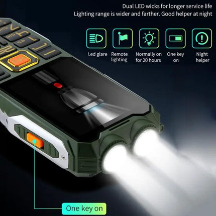 Rugged Waterproof Phone for Outdoor and Emergency Use