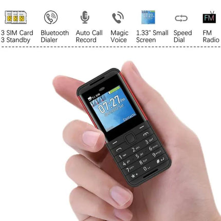 Compact Mini Phone with Large Keys for Easy Daily Use