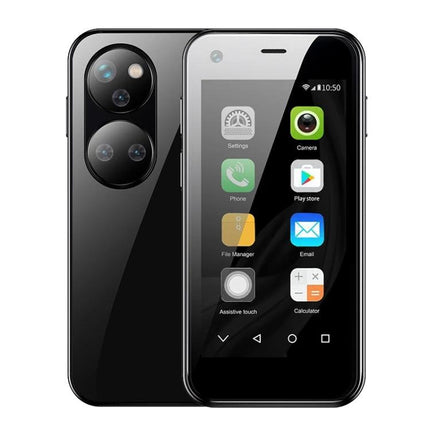 Compact Smartphone for Daily Calls and Messages On the Go — pocket-sized black phone for calls, messaging and travel convenience