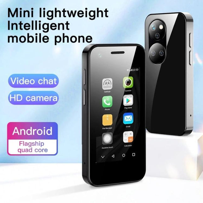 Compact Smartphone for Daily Calls and Messages On the Go - mini lightweight phone for calls, messages, video chat and HD camera, pocket-friendly backup device