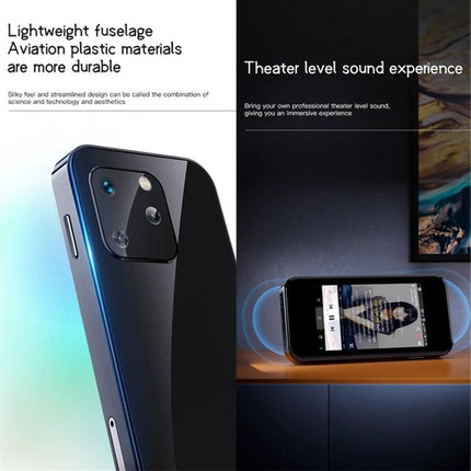 Compact Smartphone for Daily Calls and Messages On the Go showing slim pocketable design and theater-level sound for commuting and travel