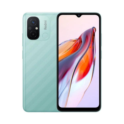 Essential Smartphone for Daily Communication and Entertainment - mint green phone front and back showing display, dual camera, ideal for calls and streaming